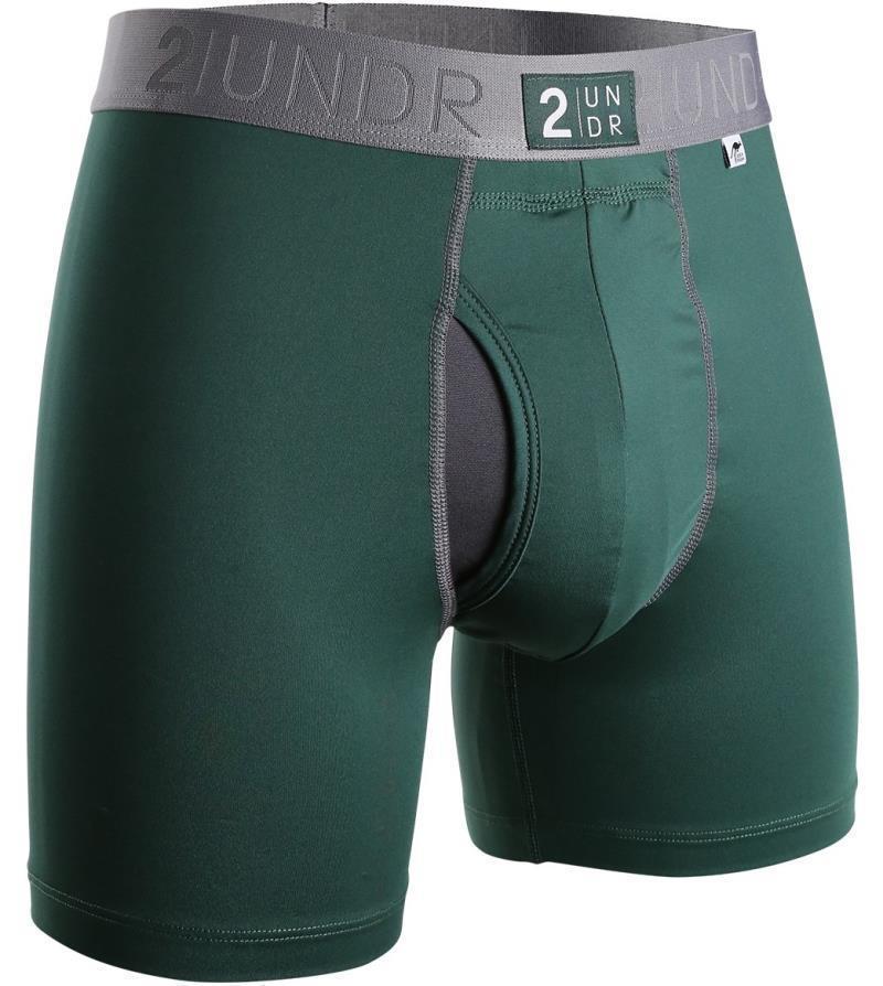 Power Shift Boxer Briefs, 6" Inseam - Solid - Mens - Image 4