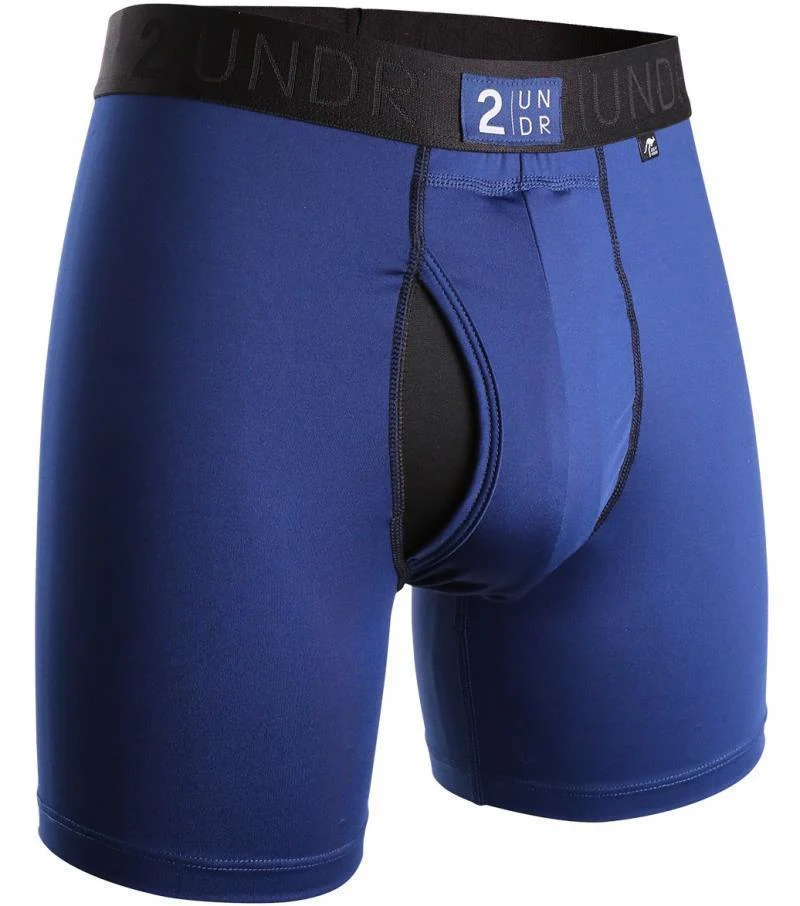Power Shift Boxer Briefs, 6" Inseam - Solid - Mens - Image 5