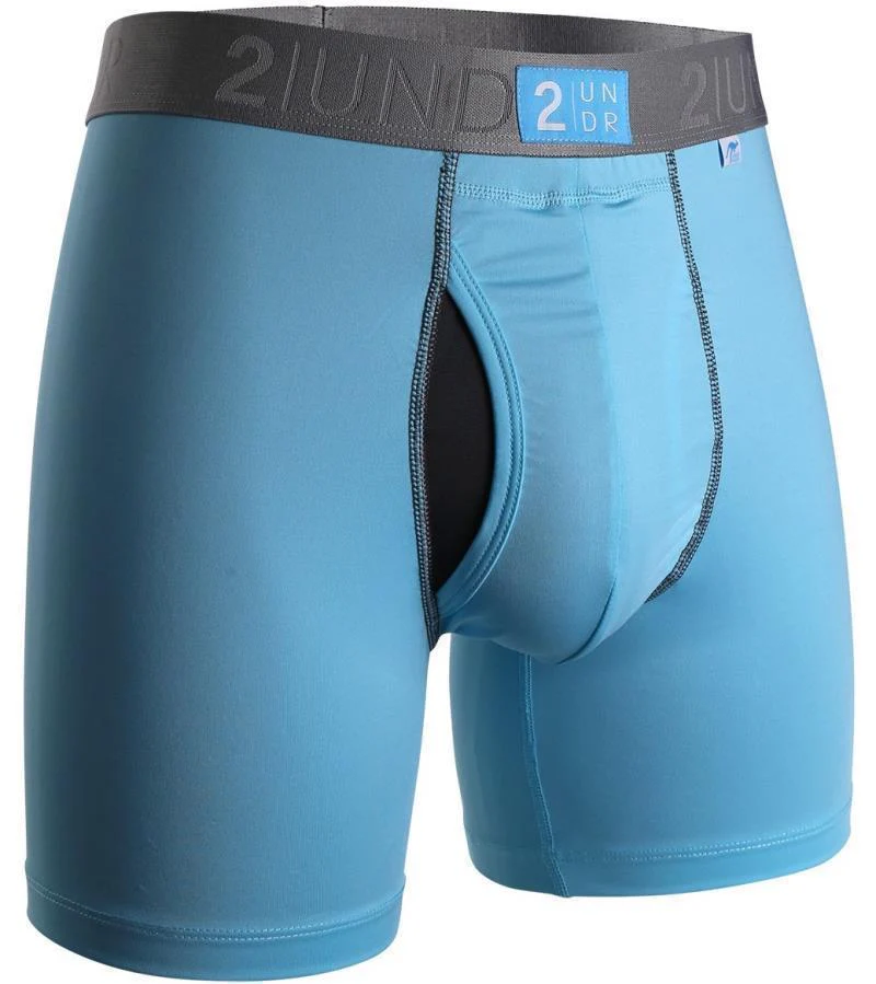 Power Shift Boxer Briefs, 6" Inseam - Solid - Mens - Image 8