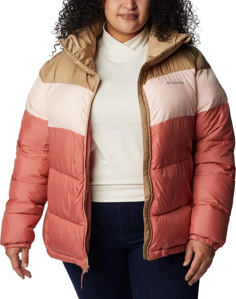Puffect Color Blocked Jacket - Plus - Womens - Image 10