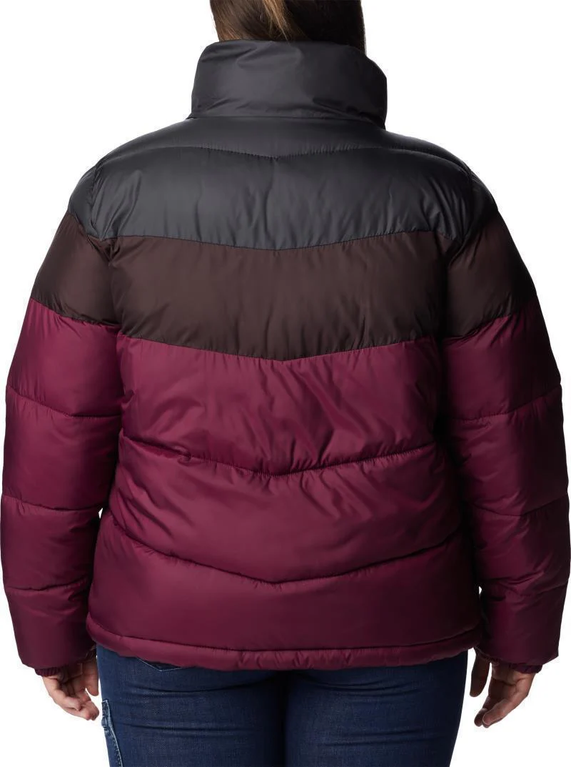 Puffect Color Blocked Jacket - Plus - Womens - Image 16