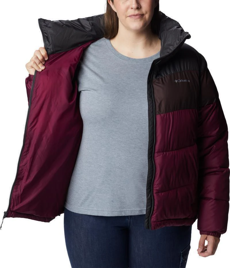 Puffect Color Blocked Jacket - Plus - Womens - Image 19