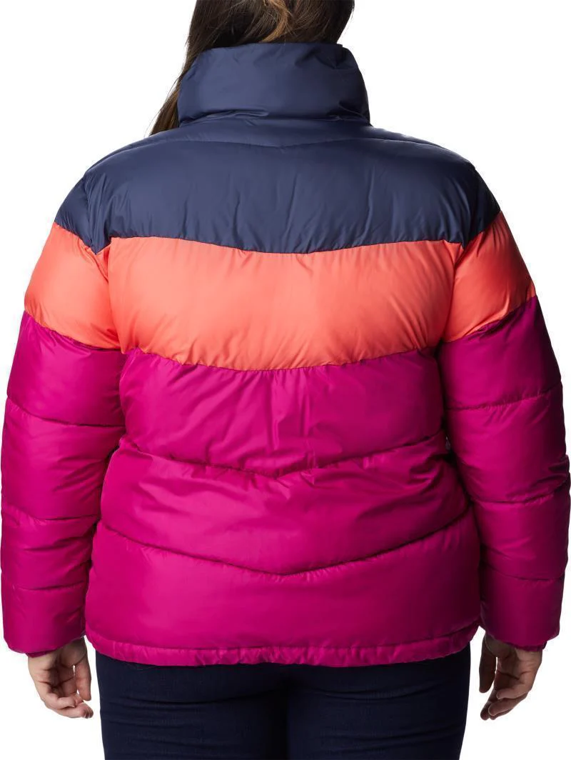 Puffect Color Blocked Jacket - Plus - Womens - Image 2