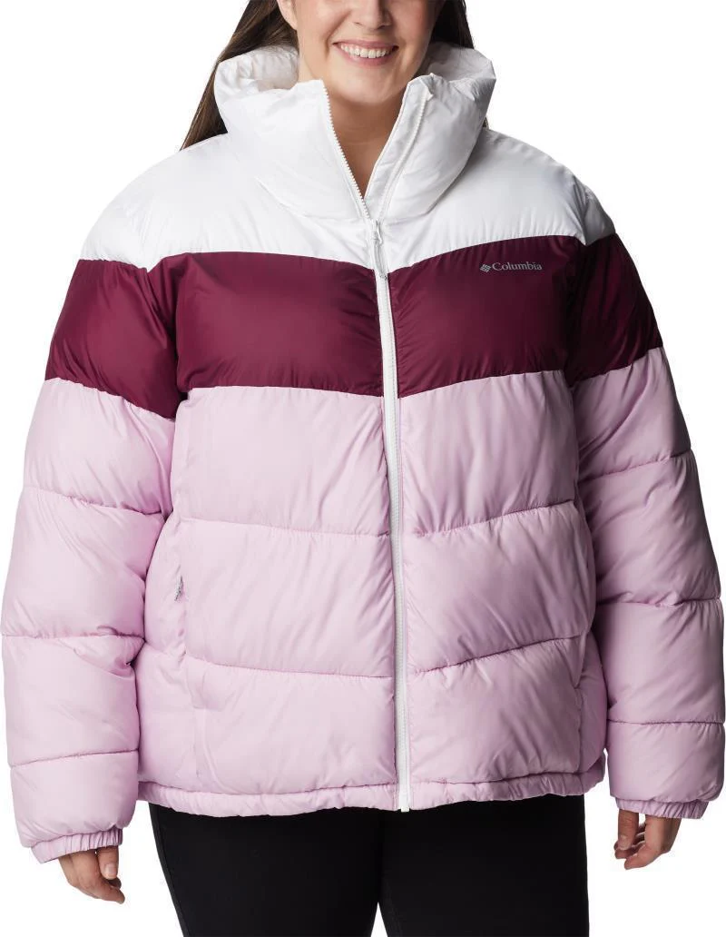 Puffect Color Blocked Jacket - Plus - Womens - Image 22