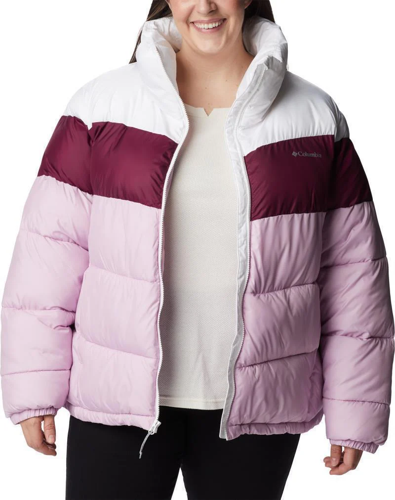 Puffect Color Blocked Jacket - Plus - Womens - Image 24