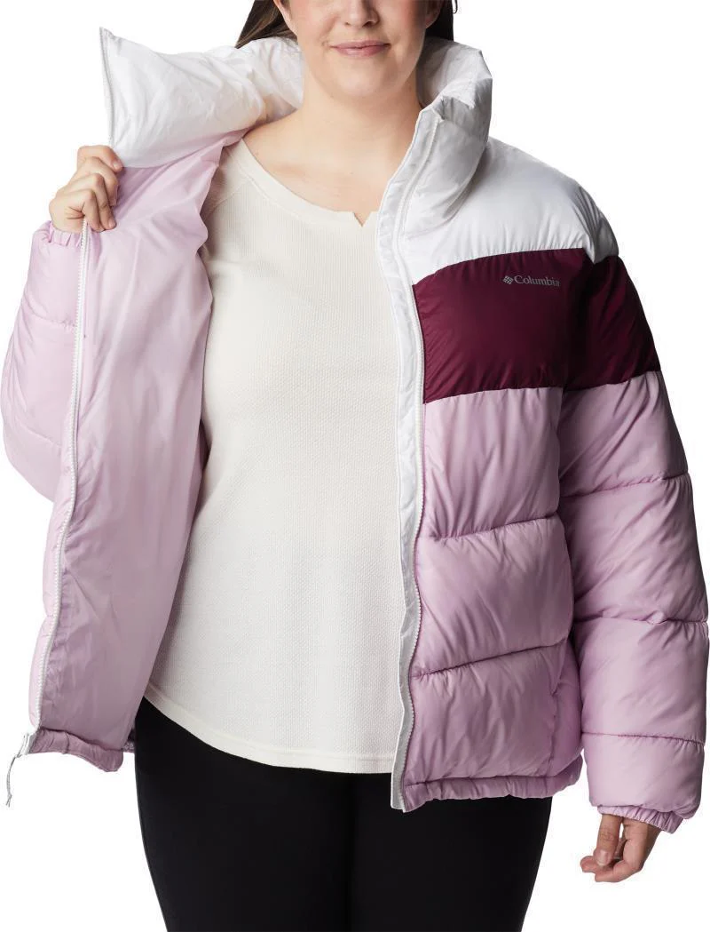 Puffect Color Blocked Jacket - Plus - Womens - Image 25