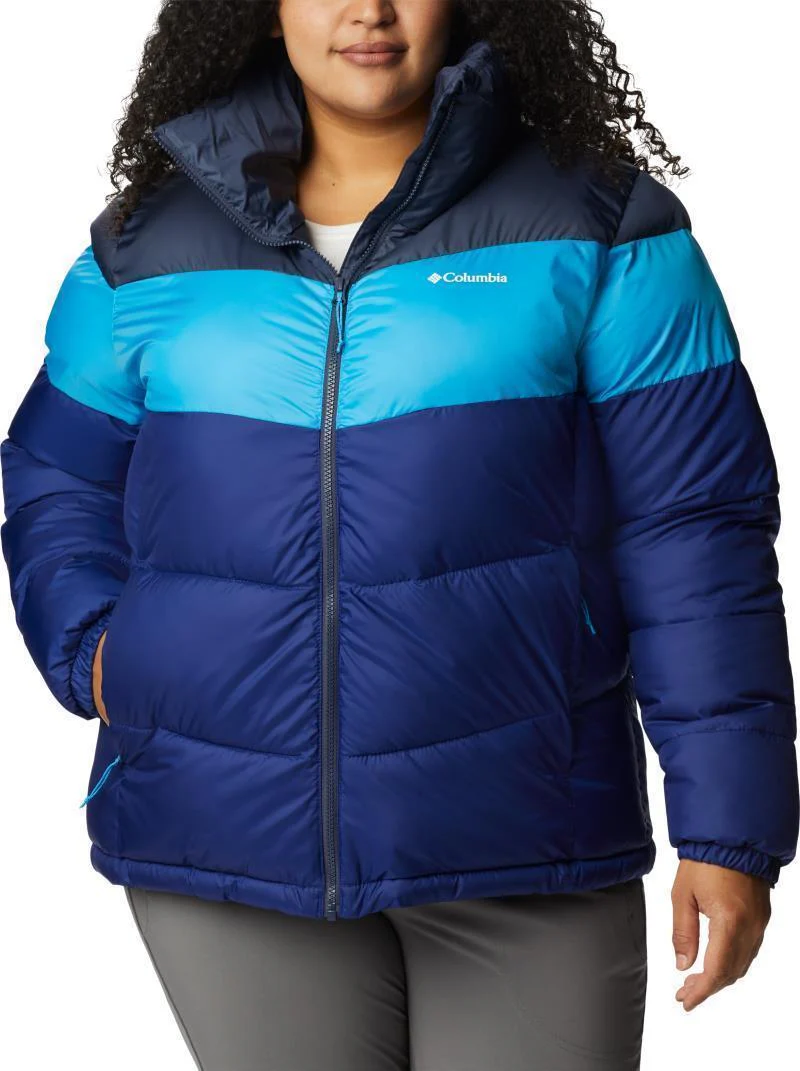 Puffect Color Blocked Jacket - Plus - Womens - Image 28