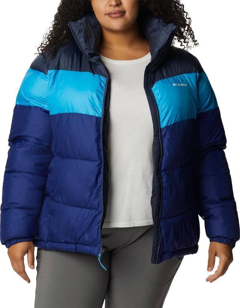 Puffect Color Blocked Jacket - Plus - Womens - Image 30