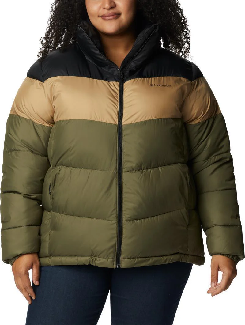 Puffect Color Blocked Jacket - Plus - Womens - Image 35