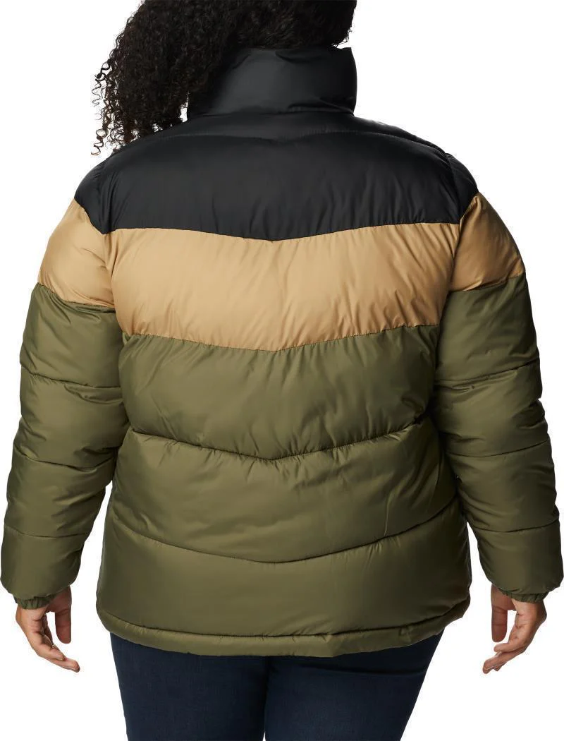 Puffect Color Blocked Jacket - Plus - Womens - Image 36