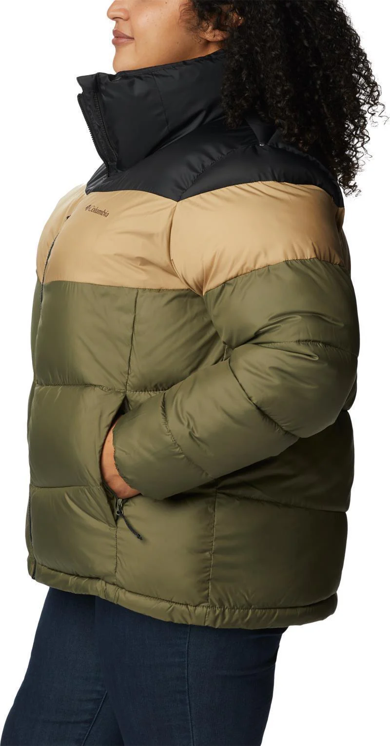 Puffect Color Blocked Jacket - Plus - Womens - Image 39