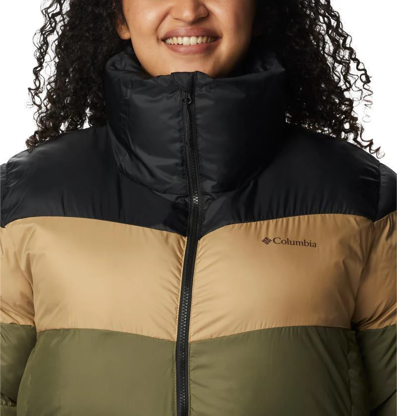Puffect Color Blocked Jacket - Plus - Womens - Image 40
