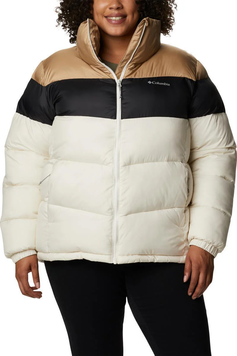 Puffect Color Blocked Jacket - Plus - Womens - Image 42