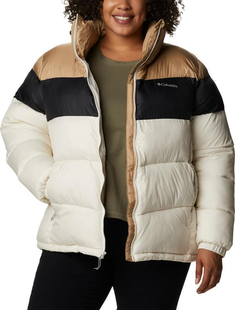 Puffect Color Blocked Jacket - Plus - Womens - Image 44