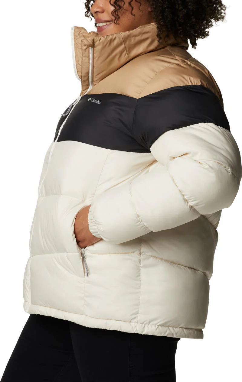 Puffect Color Blocked Jacket - Plus - Womens - Image 46