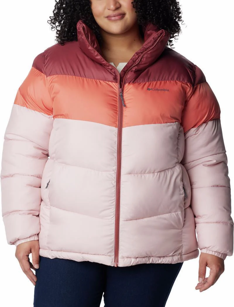Puffect Color Blocked Jacket - Plus - Womens - Image 49