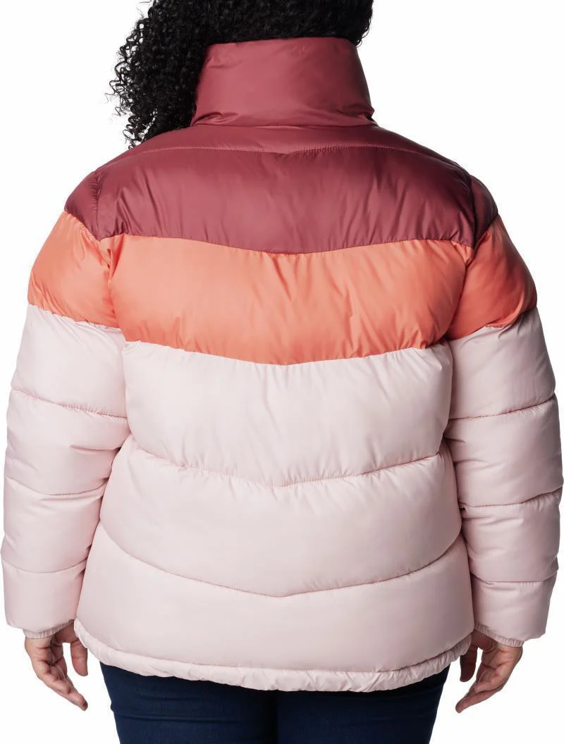 Puffect Color Blocked Jacket - Plus - Womens - Image 50