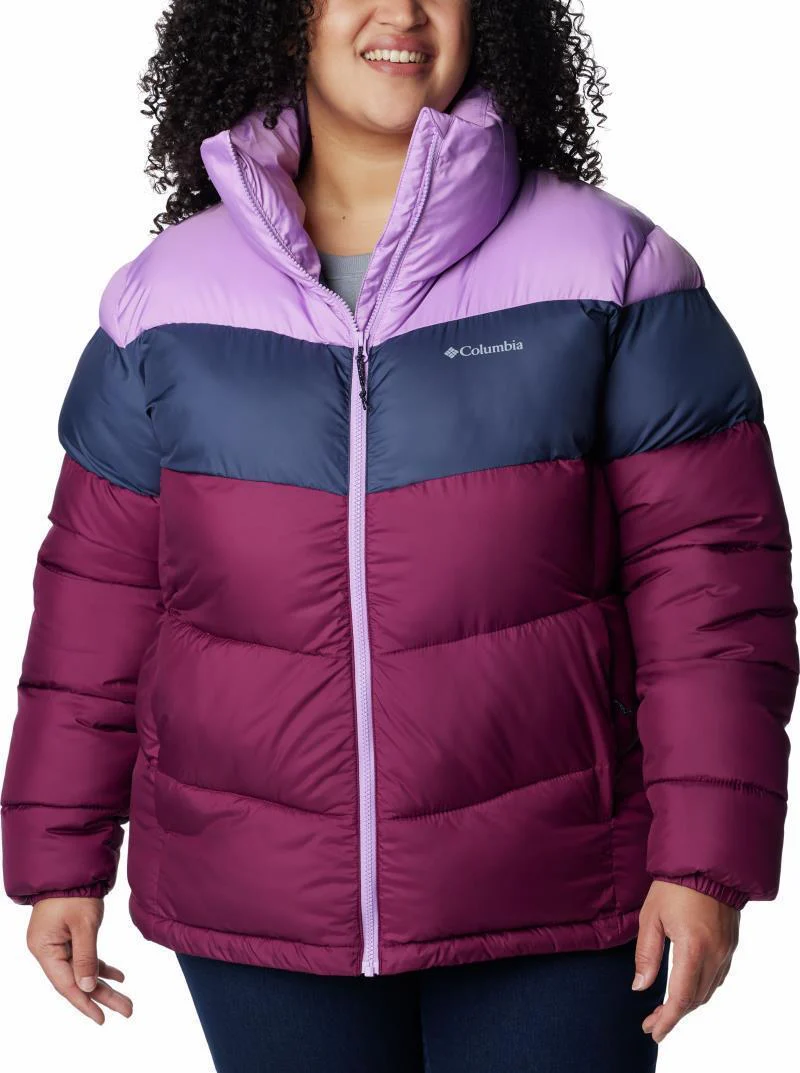 Puffect Color Blocked Jacket - Plus - Womens - Image 51