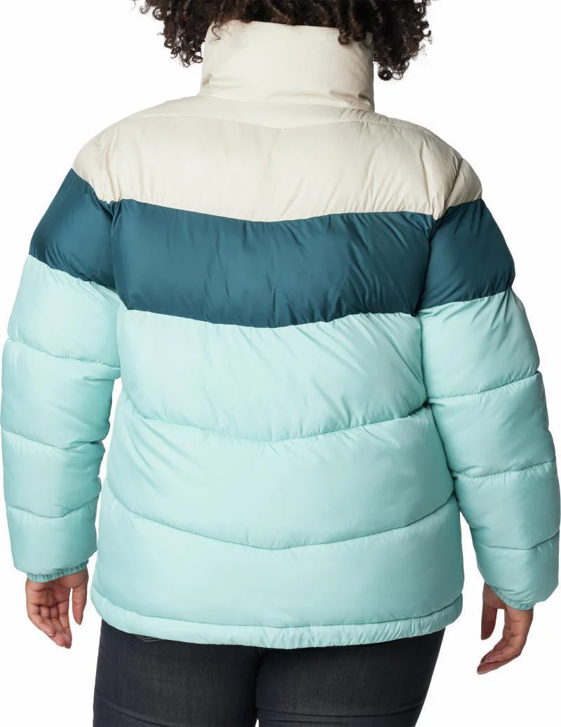 Puffect Color Blocked Jacket - Plus - Womens - Image 54