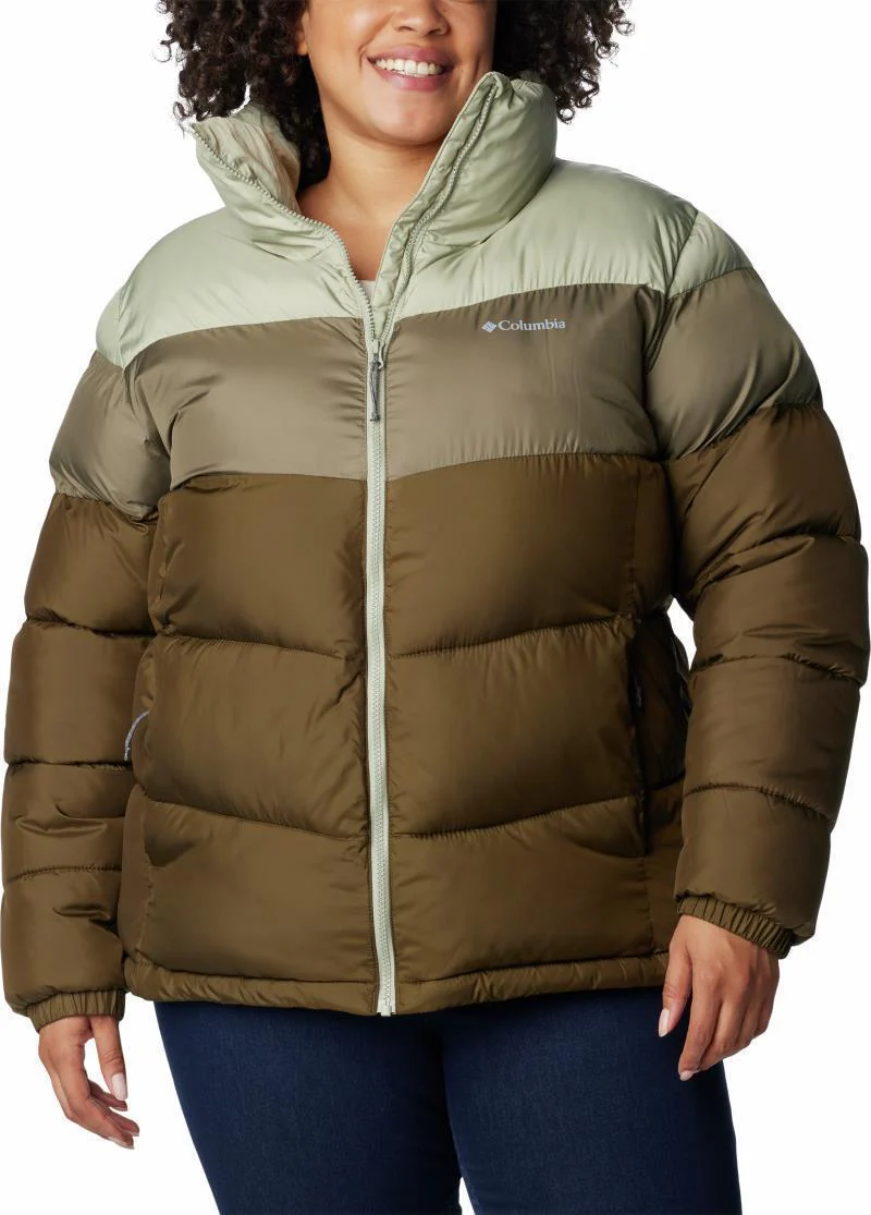 Puffect Color Blocked Jacket - Plus - Womens - Image 55