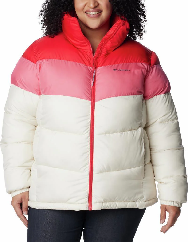 Puffect Color Blocked Jacket - Plus - Womens - Image 59