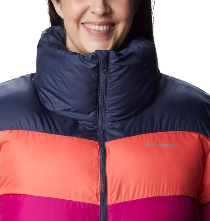 Puffect Color Blocked Jacket - Plus - Womens - Image 6