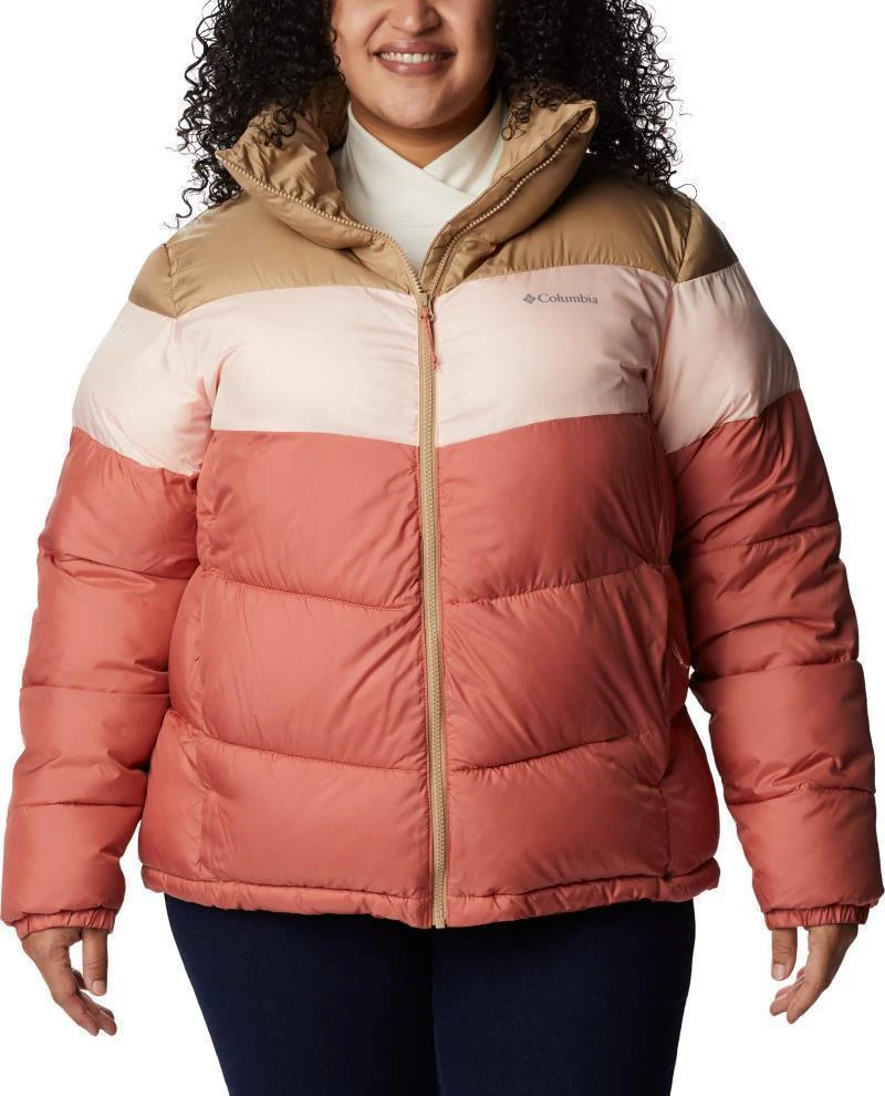 Puffect Color Blocked Jacket - Plus - Womens - Image 8
