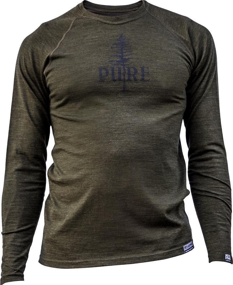 PURE Tree 100% Merino Wool LS T-Shirt - Mens