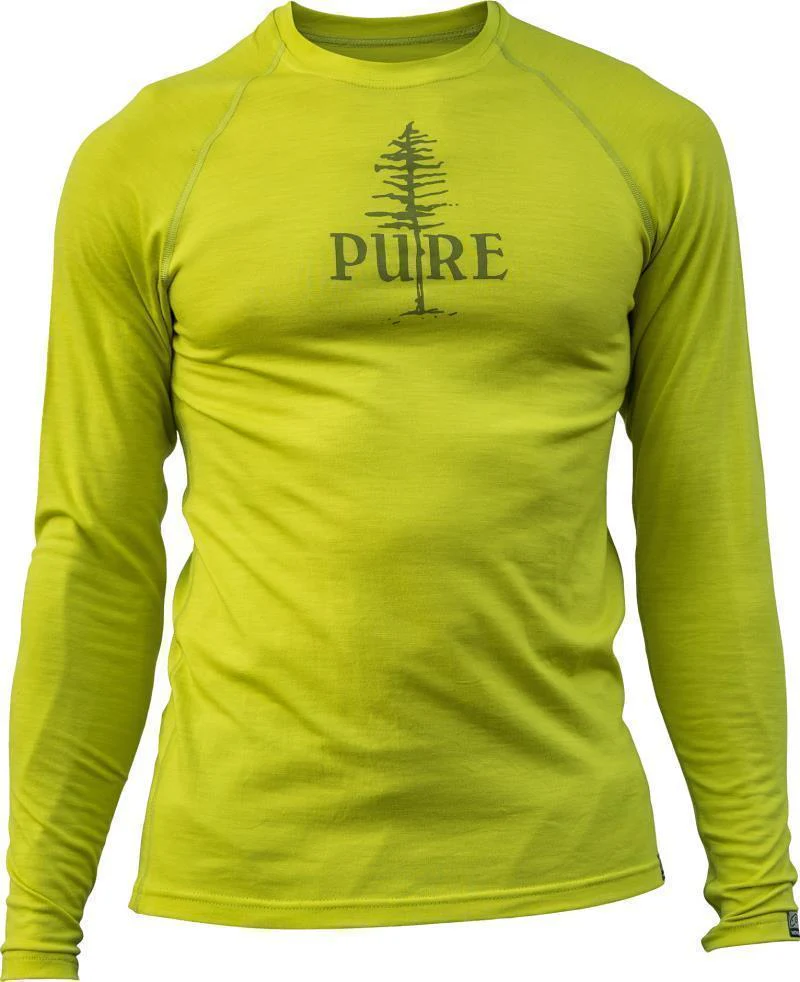 PURE Tree 100% Merino Wool LS T-Shirt - Mens - Image 3