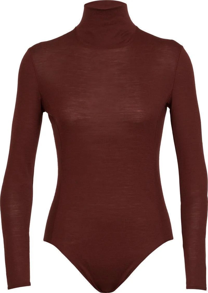 Queens LS High Neck Bodysuit - Womens