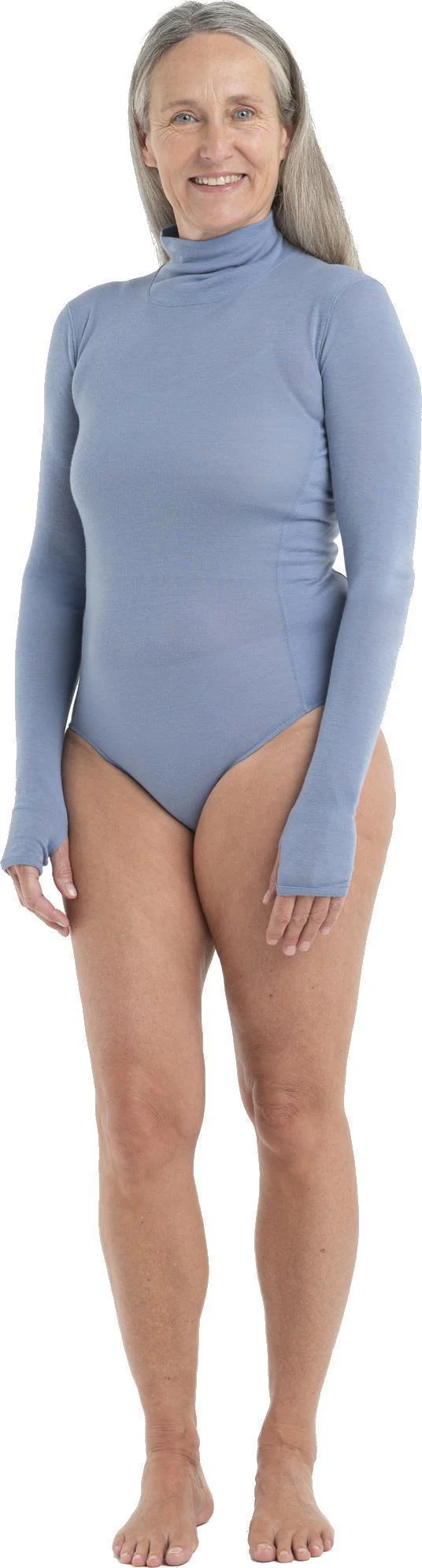 Queens LS High Neck Bodysuit - Womens - Image 12