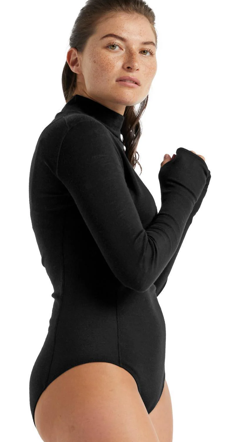 Queens LS High Neck Bodysuit - Womens - Image 9
