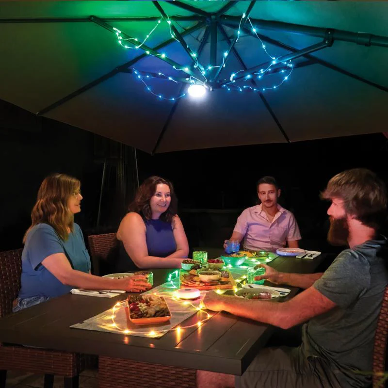 Radiant StarLit Rechargeable Lantern + String Light - Disc-O Select - 200 Lumens - Image 5