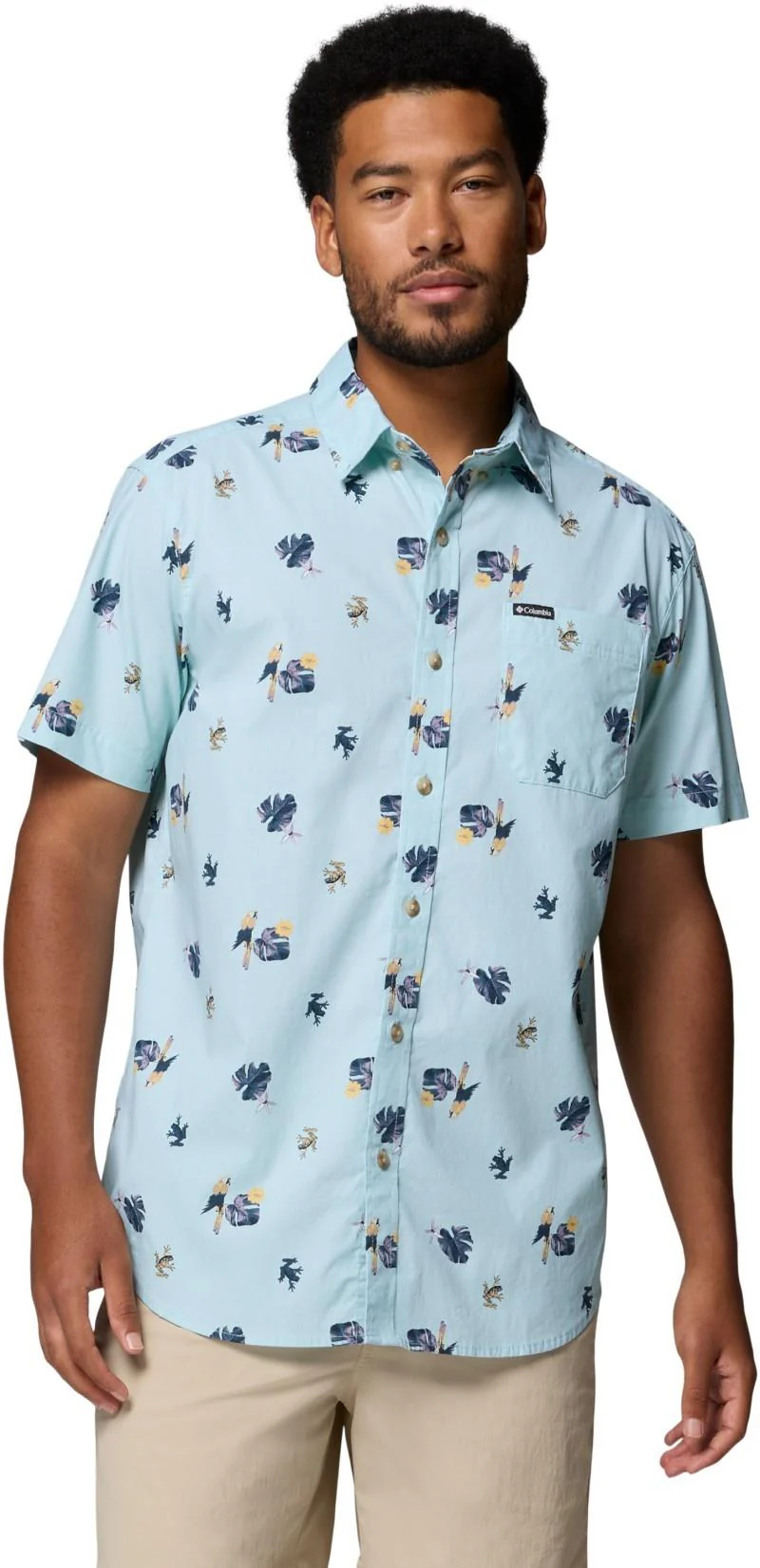 Rapid Rivers Printed SS Shirt, Tall - Mens - Image 100