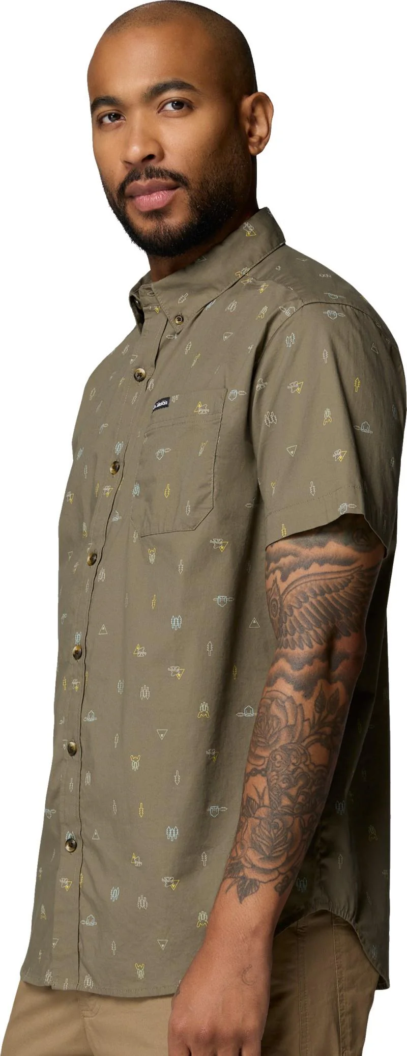 Rapid Rivers Printed SS Shirt, Tall - Mens - Image 104