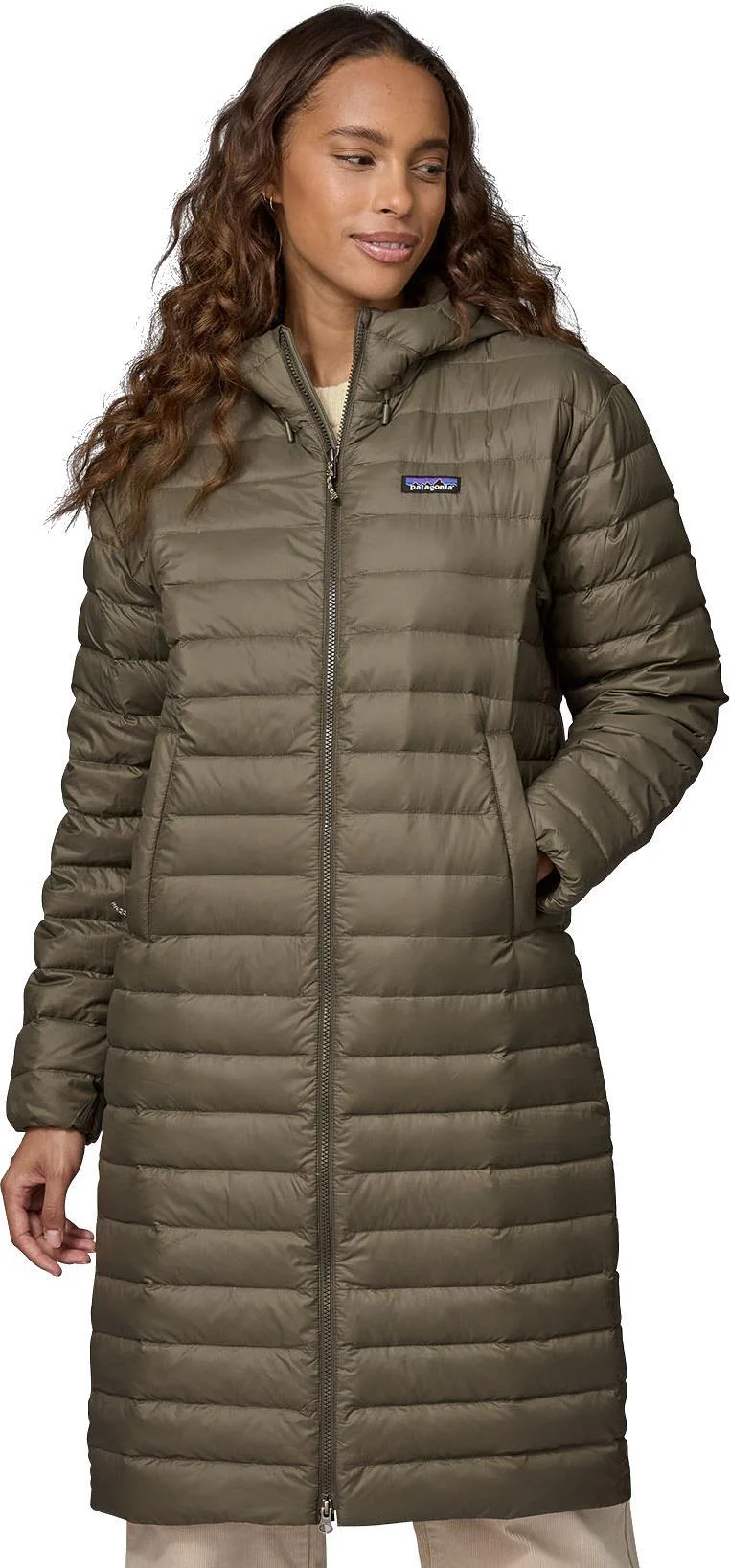 Recycled Down Sweater Parka - Womens - Image 10