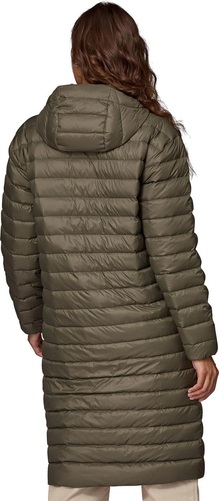 Recycled Down Sweater Parka - Womens - Image 11