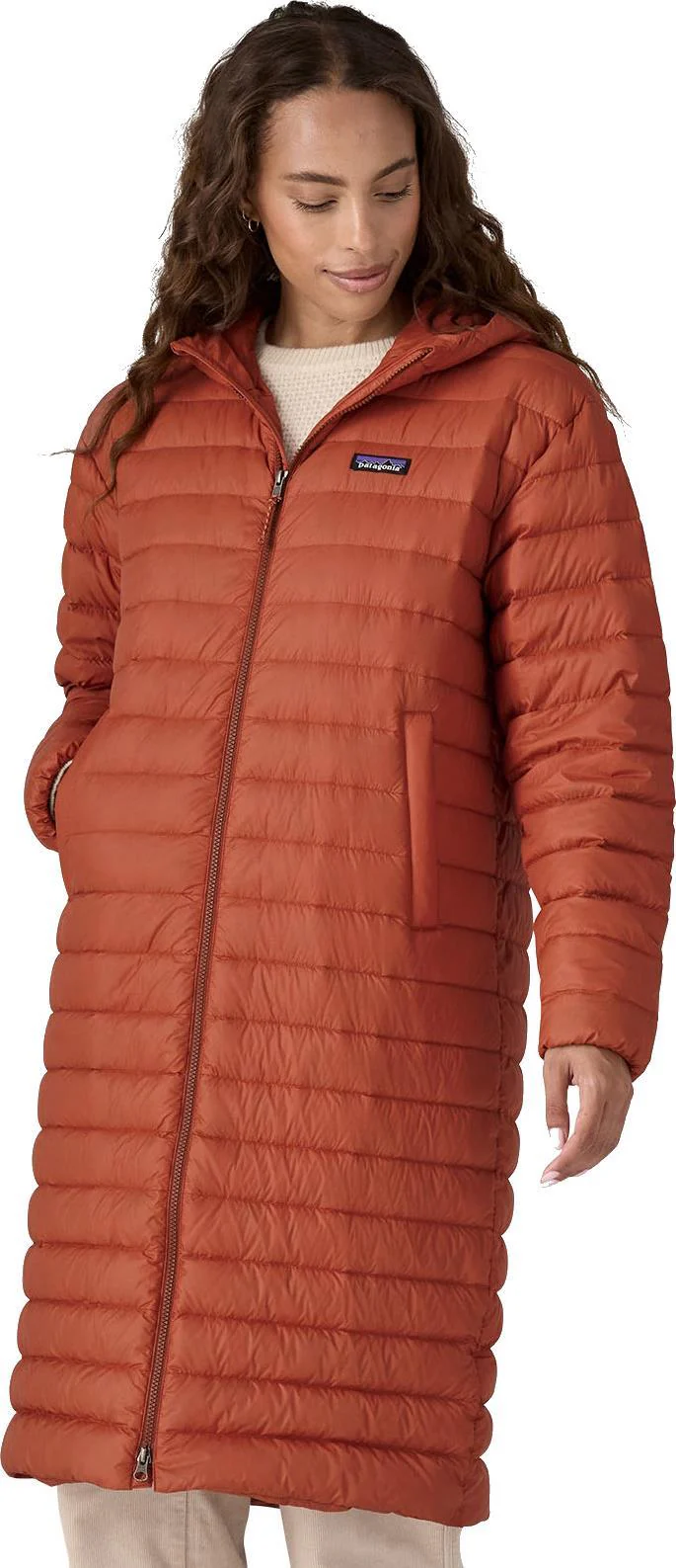 Recycled Down Sweater Parka - Womens - Image 2