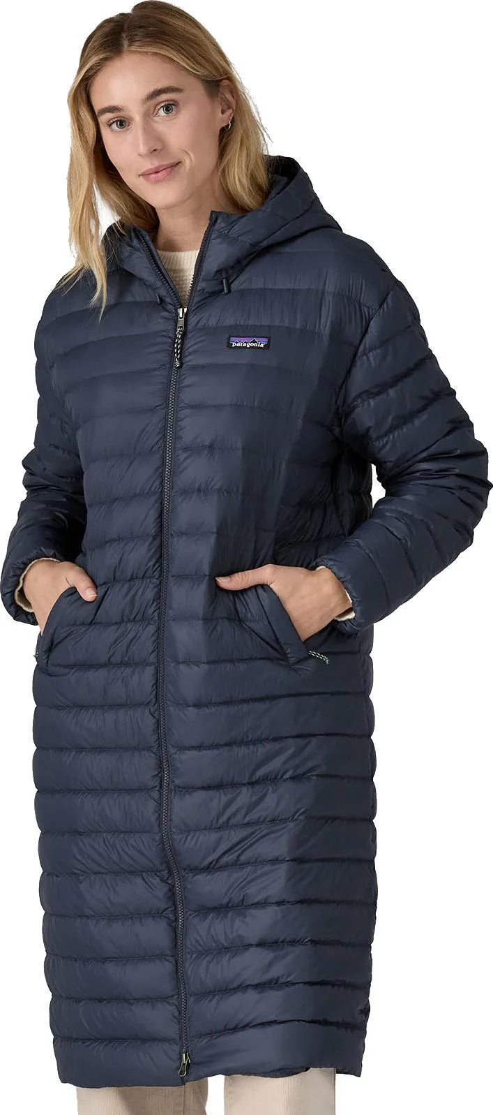 Recycled Down Sweater Parka - Womens - Image 5