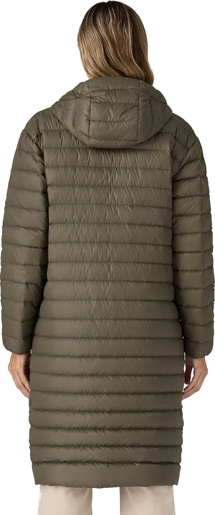 Recycled Down Sweater Parka - Womens - Image 9