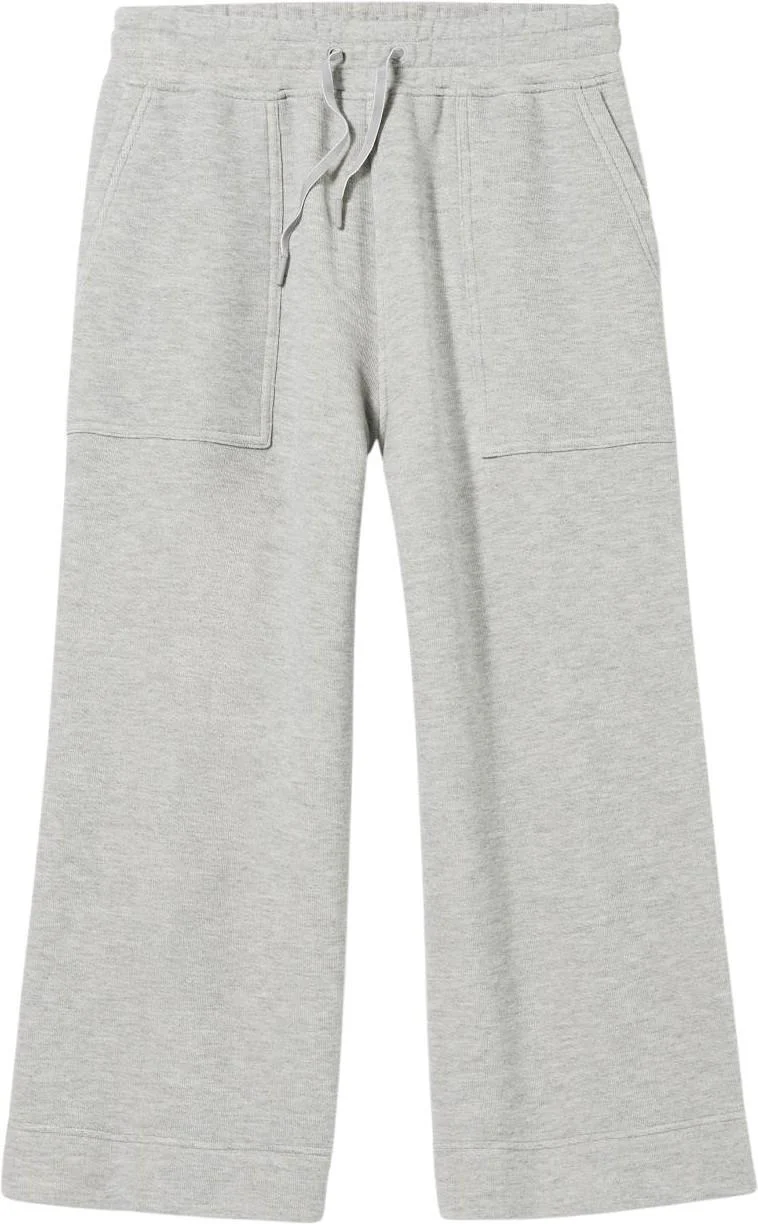 Recycled Terry Crop Wide Leg Pants - Womens - Image 4