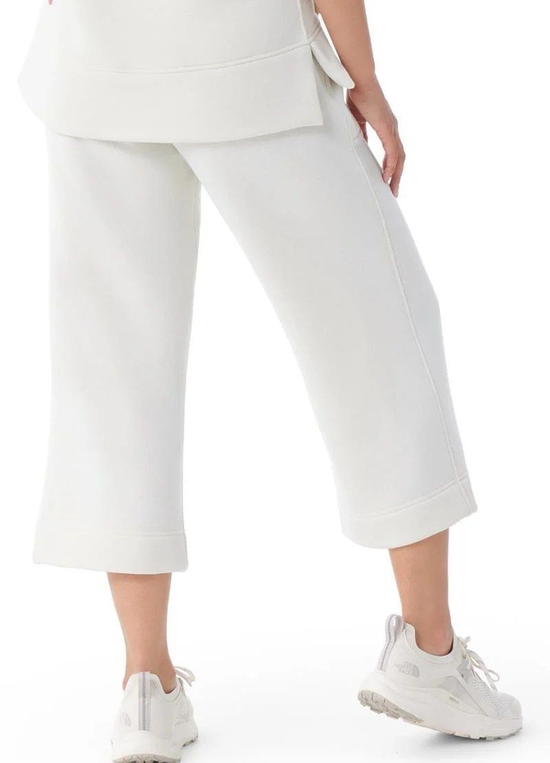 Recycled Terry Crop Wide Leg Pants - Womens - Image 8