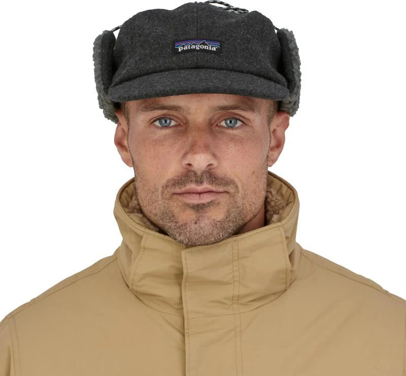 Recycled Wool Ear Flap Cap - Image 2