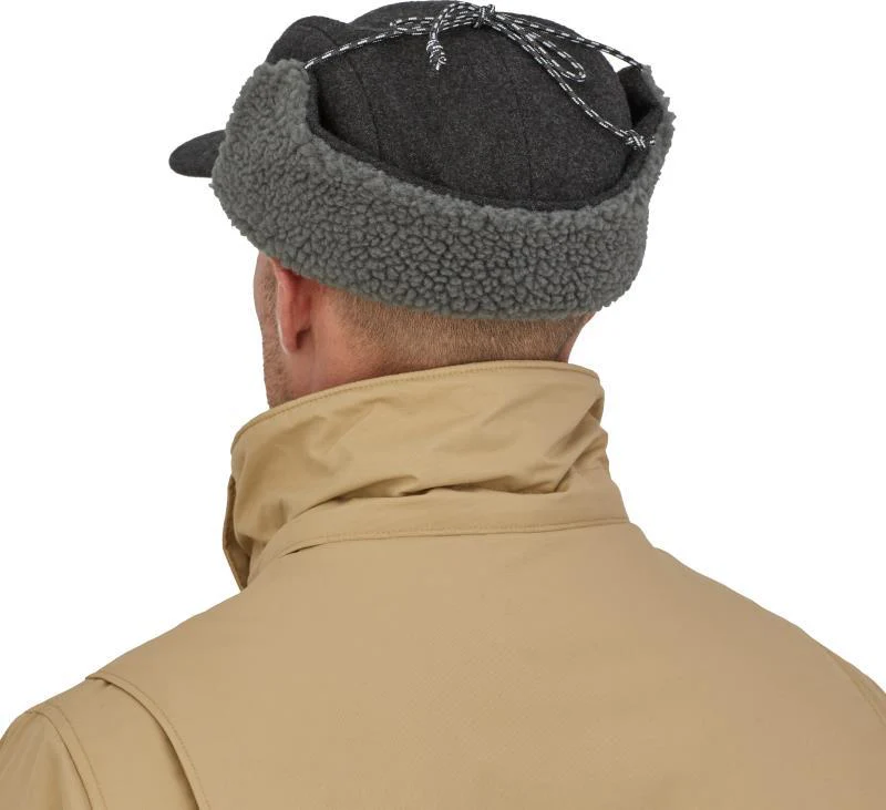 Recycled Wool Ear Flap Cap - Image 3
