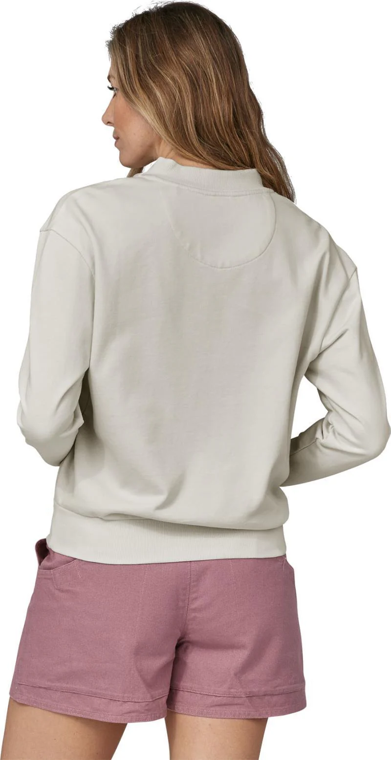 Regenerative Organic Certified Cotton Essential Snap Sweatshirt - Womens - Image 3