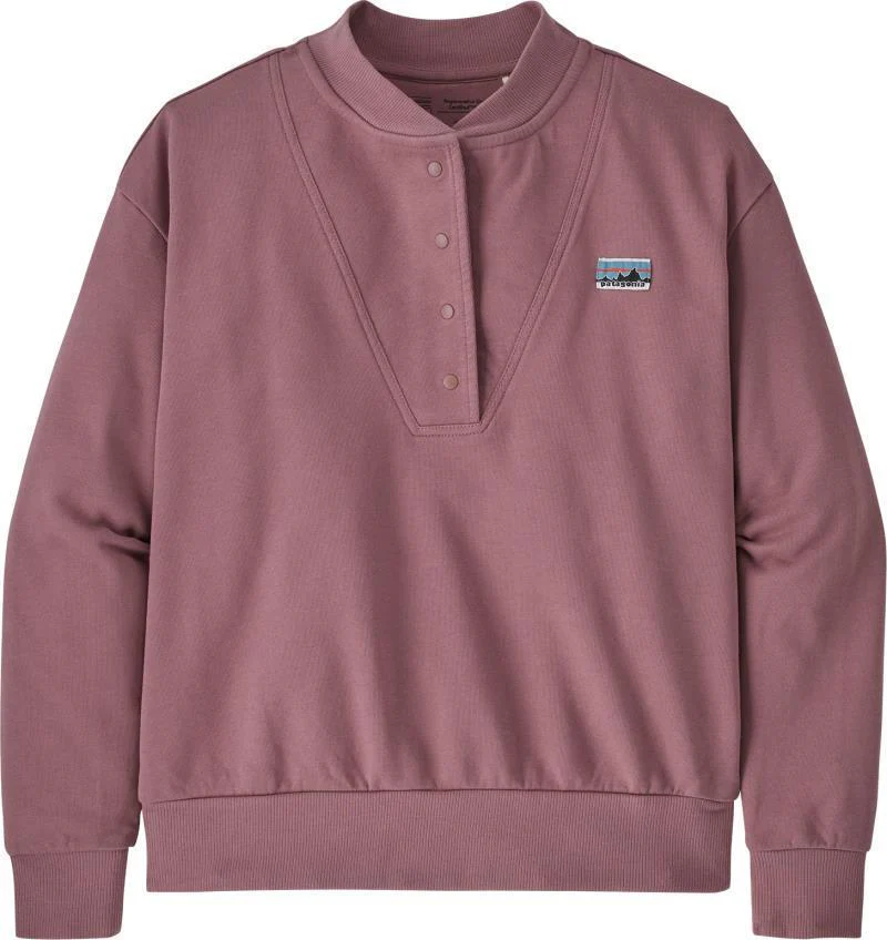 Regenerative Organic Certified Cotton Essential Snap Sweatshirt - Womens - Image 7
