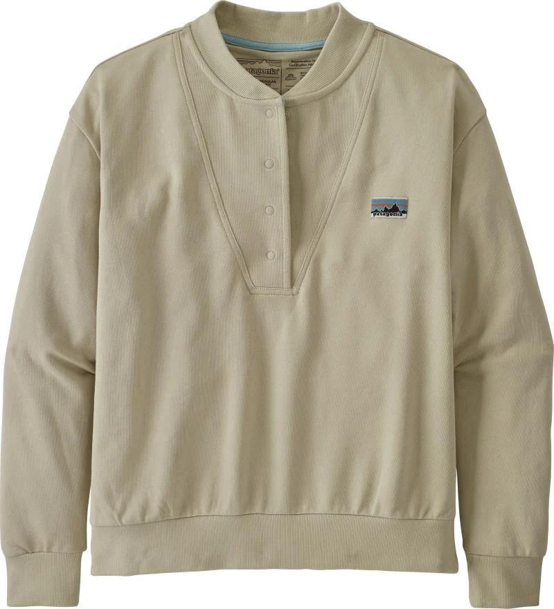 Regenerative Organic Certified Cotton Essential Snap Sweatshirt - Womens - Image 8