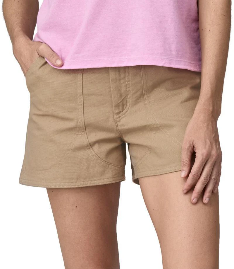 Regenerative Organic Certified Cotton Stand Up Shorts, 3.5" Inseam - Womens - Image 16