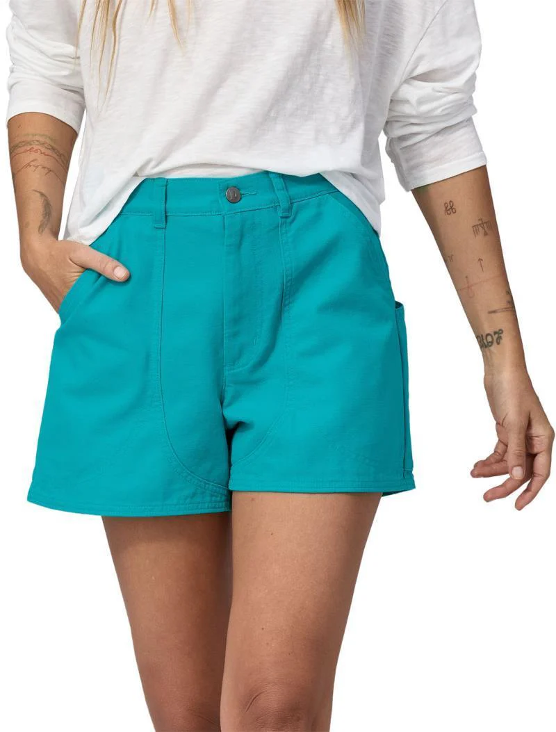 Regenerative Organic Certified Cotton Stand Up Shorts, 3.5" Inseam - Womens - Image 21