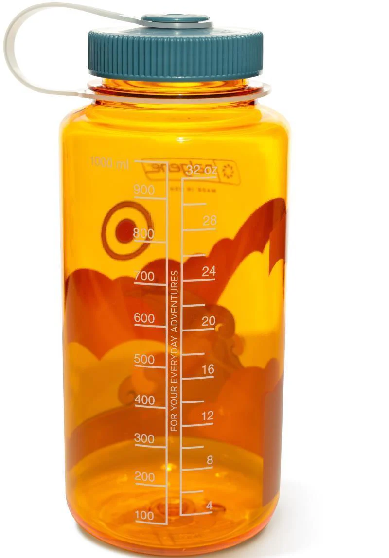 Retro Wide Mouth Loop Top Bottle - 1L / 32oz - Image 2
